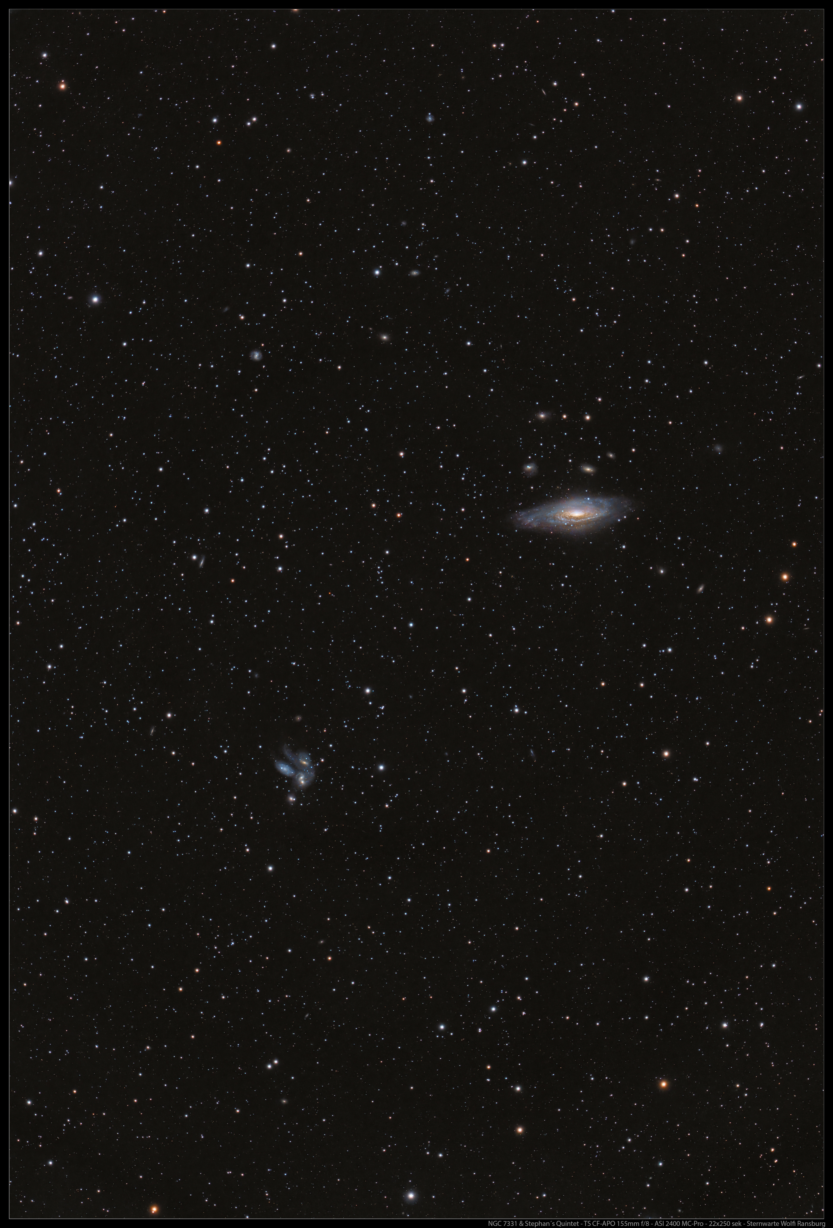 NGC 7331 & Stephans Quintett
