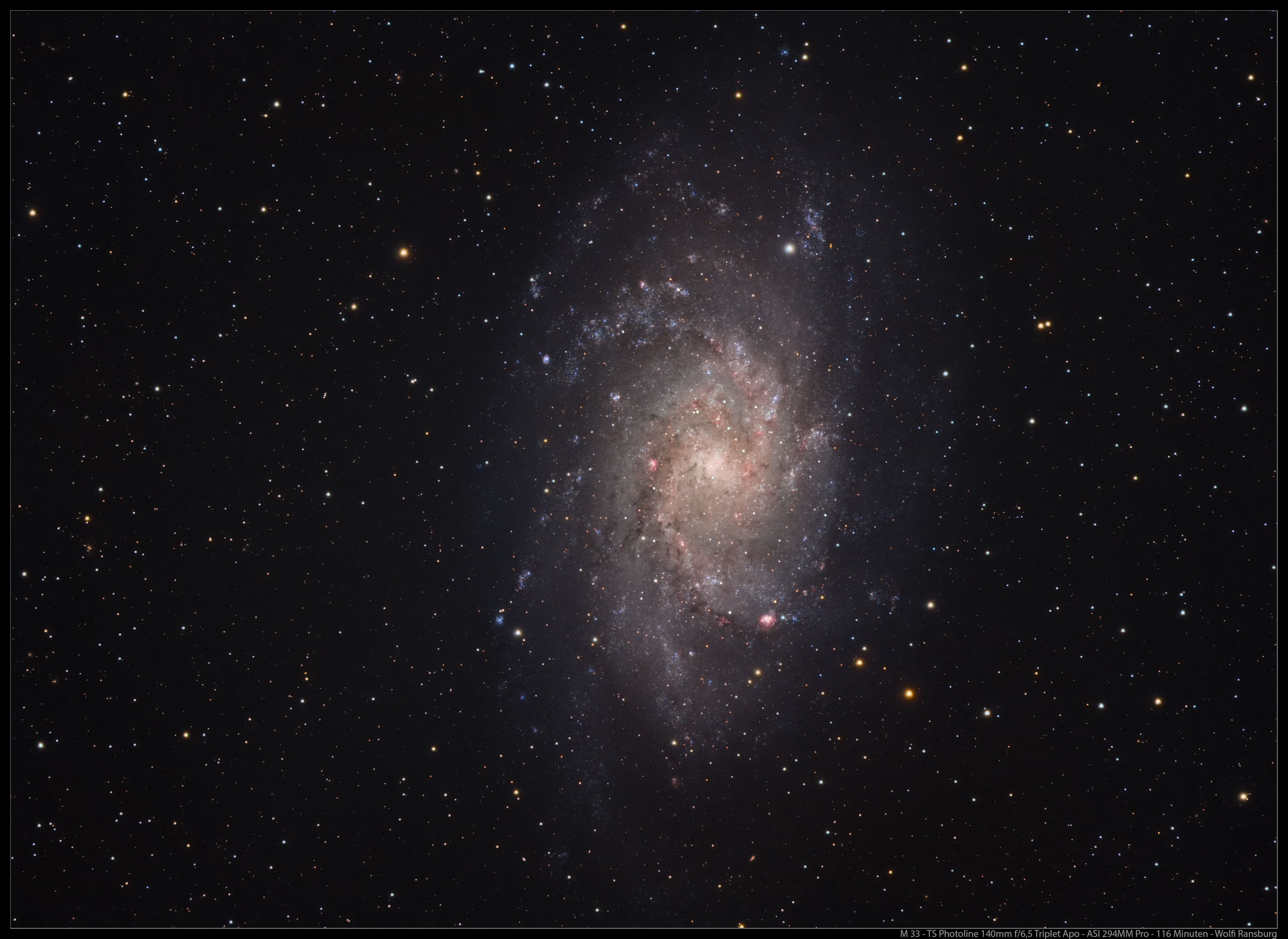 M 33 Triangulum Galaxie
